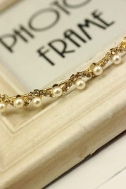 璀璨華冠，氣質(zhì)盡顯 免郵珍珠閃鉆發(fā)箍，新娘發(fā)飾的精致之選